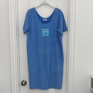 Fresh Produce Casual Dress 100 % Cotton XL EUC